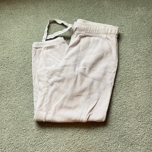 Aerie Cozy Good Vibes Jogger Sweatpants Off-White - Size L - Picture 2 of 7